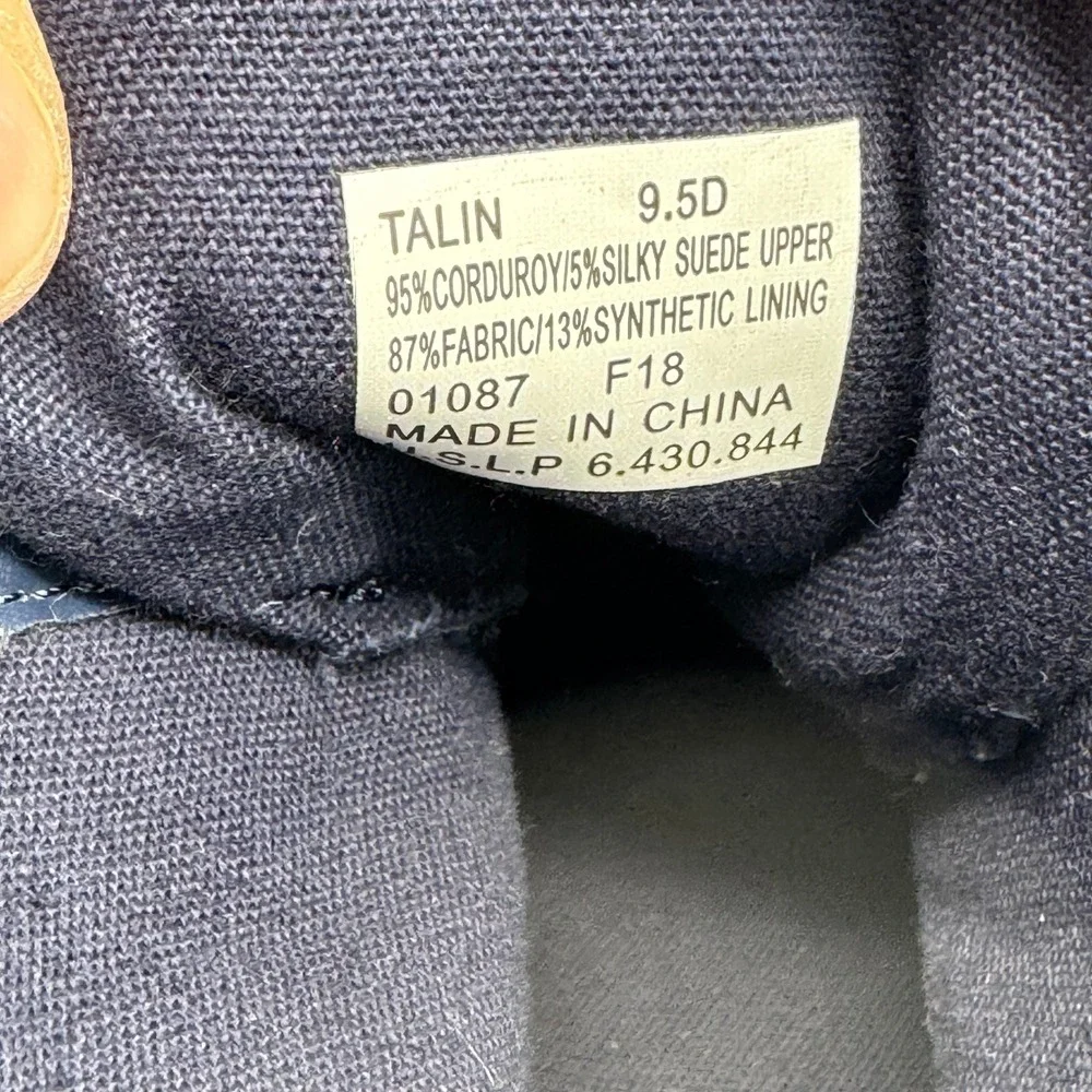 Polo Ralph Lauren Men's‎ Navy Corduroy Chukka Boots Size 9.5D